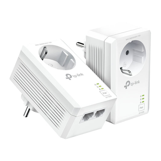 TP-Link TL-PA7027P KIT(EU) PowerLine-nätverksadapter 1000 Mbit/s Nätverksansluten (Ethernet) Vit 2 styck