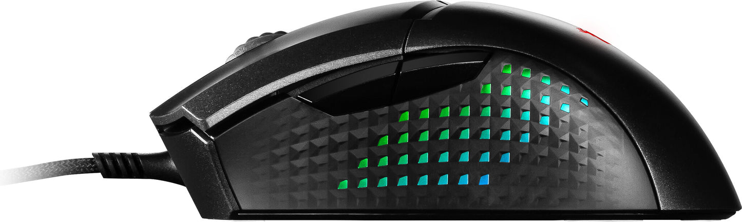 MSI CLUTCH GM51 LIGHTWEIGHT datormöss Spela högerhand USB Type-A Optisk 26000 DPI