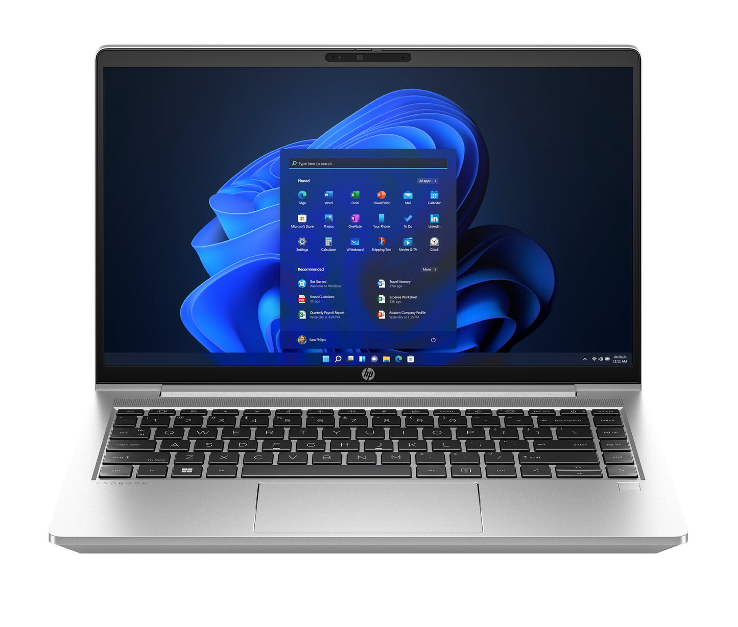 HP ProBook 445 G10 AMD Ryzen™ 5 7530U Bärbar dator 35,6 cm (14") Full HD 16 GB DDR4-SDRAM 512 GB SSD Wi-Fi 6E (802.11ax) Windows 11 Pro Silver