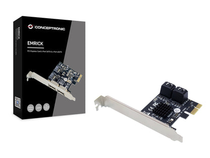 Conceptronic CSATA600EXI nätverkskort/adapters Intern SATA, eSATA