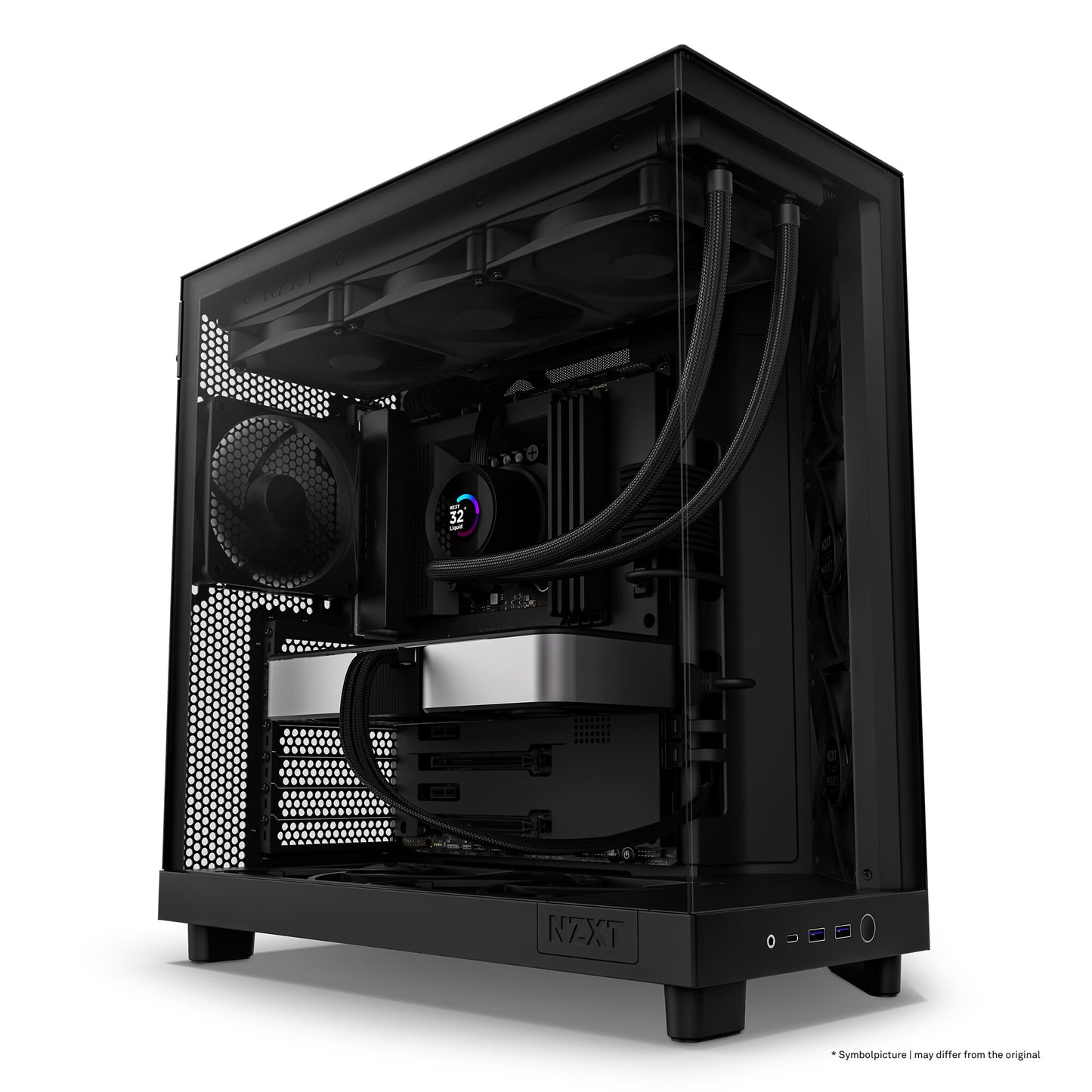NZXT H6 Flow Midi Tower Svart