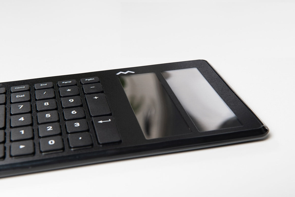 Mousetrapper Prime & Type tangentbord Mus inkluderad Kontor USB + Bluetooth Nordic Svart