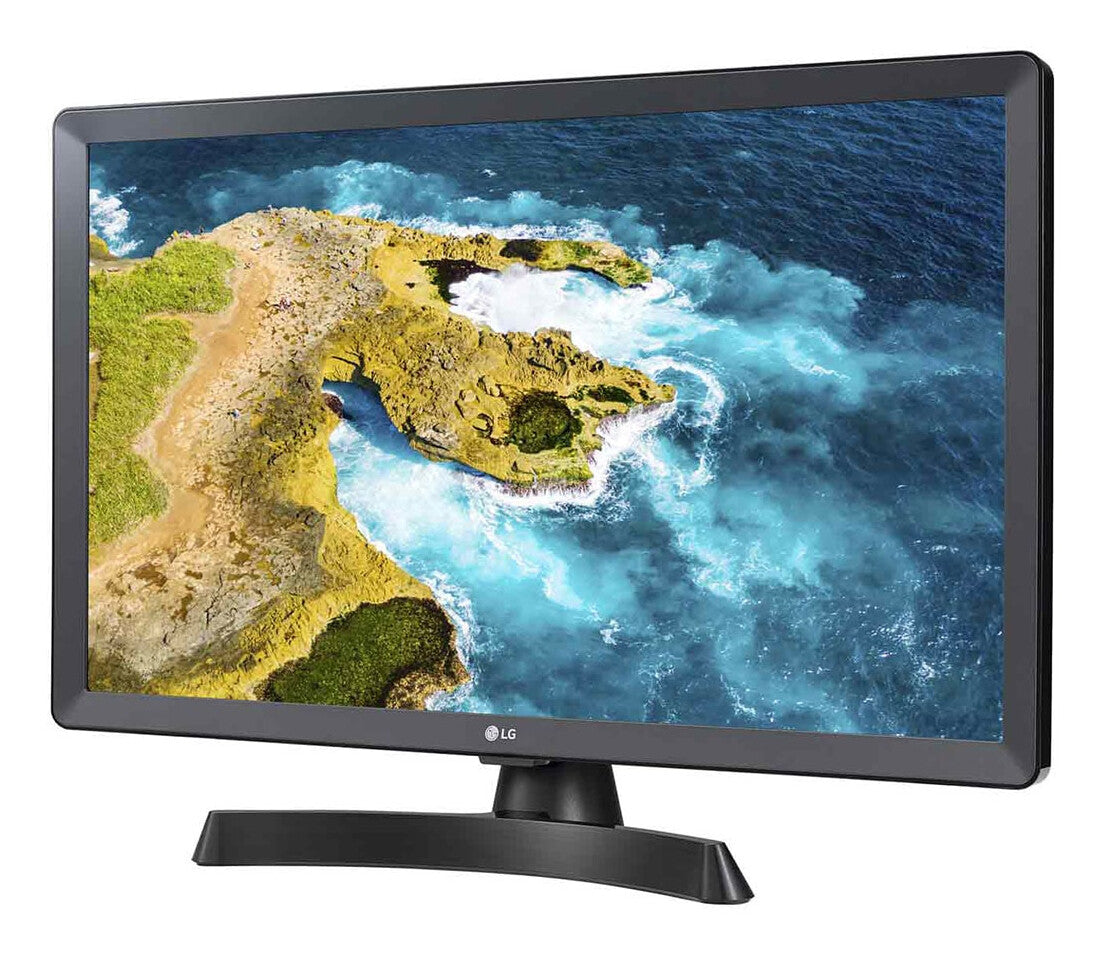 LG HD 24TQ510S-PZ TV-apparat 59,9 cm (23.6") Smart-TV Wi-Fi Svart, Grå 250 cd/m²