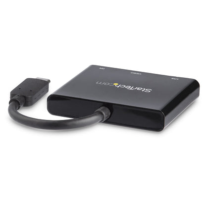 StarTech.com USB-C multiportadapter med HDMI - USB 3.0-port - 60 W PD - Svart