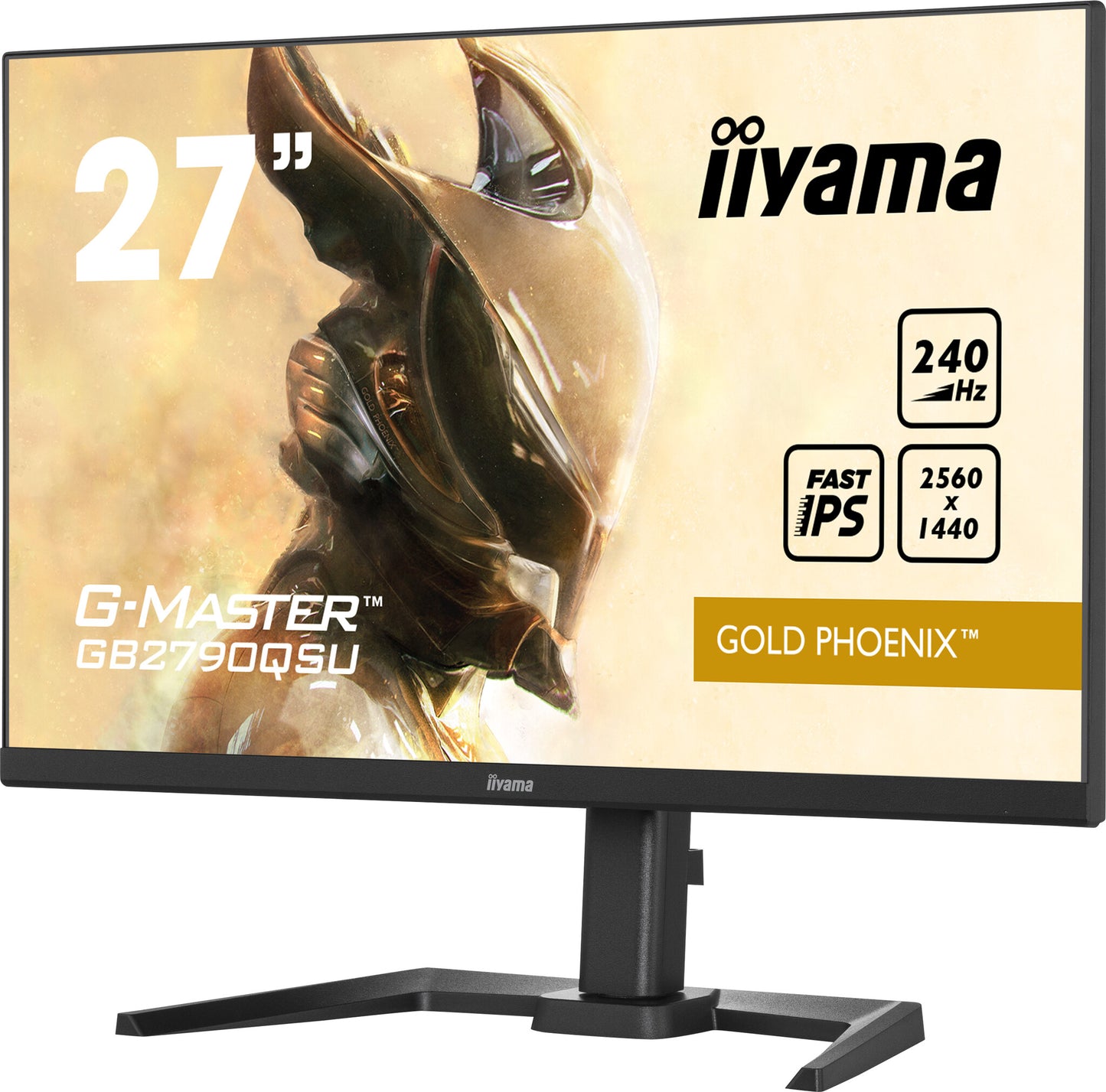 iiyama GB2790QSU-B5 platta pc-skärmar 68,6 cm (27") 2560 x 1440 pixlar Wide Quad HD LCD Svart