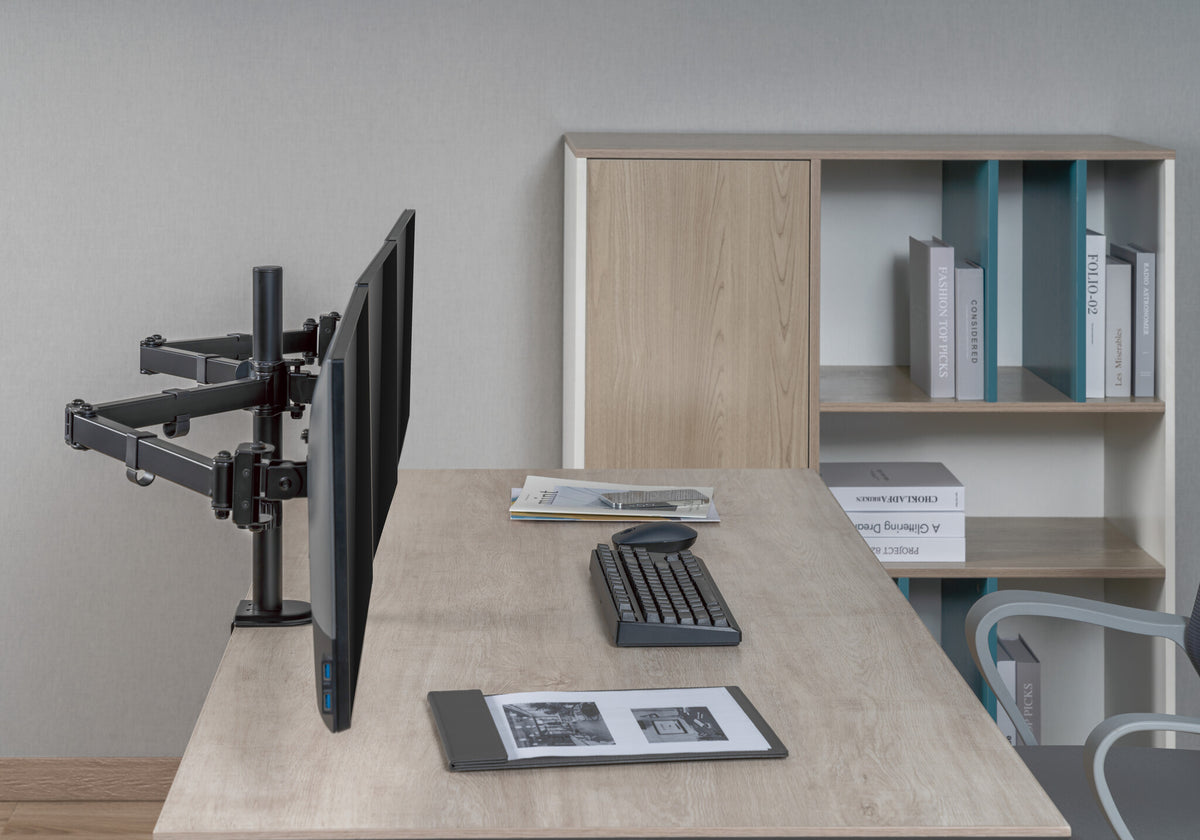 Deltaco ARM-0301-B tv-fäste 68,6 cm (27") Svart