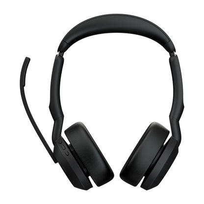 Jabra Evolve2 55 Headset Trådlös Huvudband Kontor/callcenter Bluetooth Laddningsställ Svart