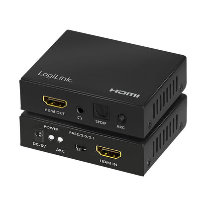 LogiLink HD0055 ljudomvandlare Svart