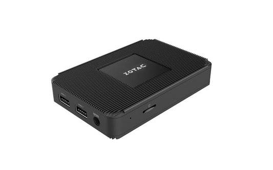 Zotac ZBOX PI336-W5C Intel® Celeron® N6211 4 GB LPDDR4-SDRAM 128 GB eMMC Windows 11 Pro Mini PC Mini-PC Svart