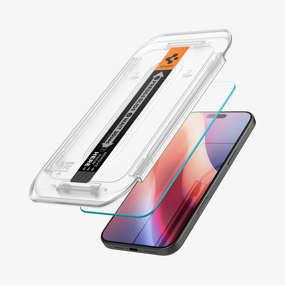 Spigen GLAS.tR EZ Fit Kameralinsskydd Apple 2 styck