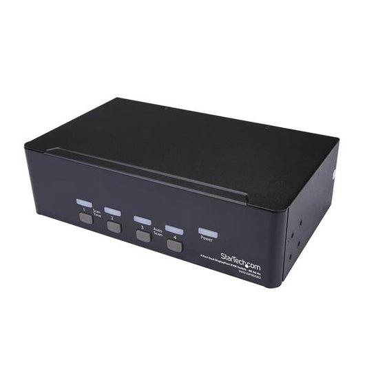 StarTech.com 4-ports Dual DisplayPort KVM-switch - 4K 60 Hz