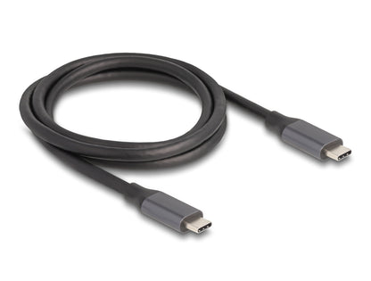 DeLOCK 88271 dockningsstationer för bärbara datorer Kabel USB 3.2 Gen 1 (3.1 Gen 1) Type-C Svart, Grå