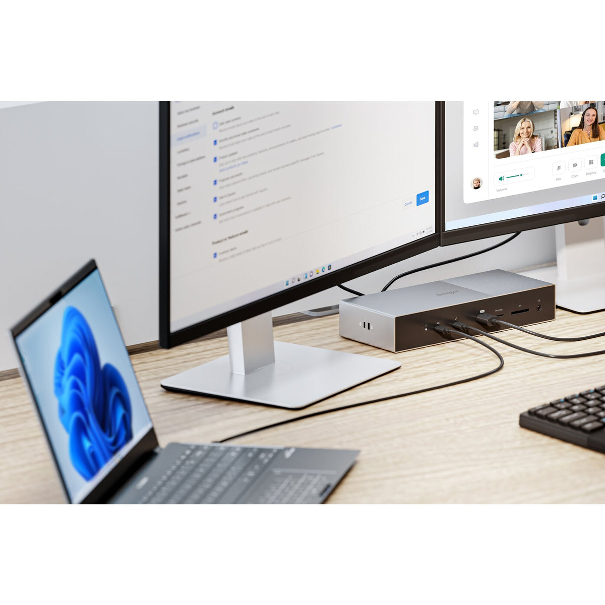 Kensington SD5000T5 EQ Thunderbolt 5 trippel 4K dockningsstation med 140 W PD – Windows/macOS