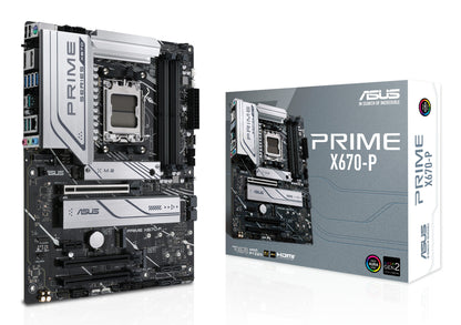 ASUS PRIME X670-P AMD X670 AM5-sockel ATX