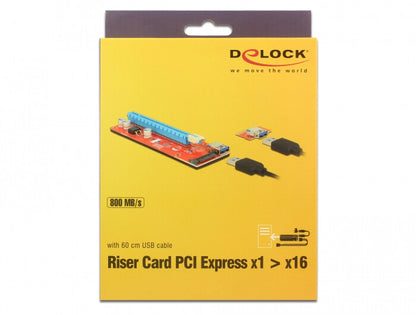 DeLOCK 41423 nätverkskort/adapters Intern PCI, SATA, USB 3.2 Gen 1 (3.1 Gen 1)