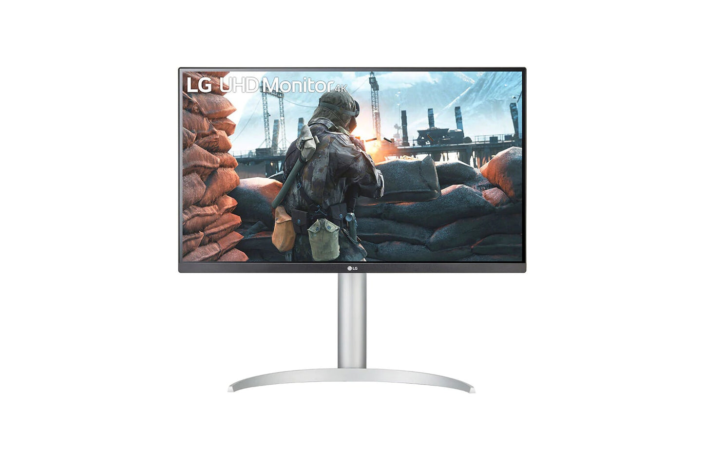 LG 27UP650P-W platta pc-skärmar 68,6 cm (27") 3840 x 2160 pixlar 4K Ultra HD LED Silver