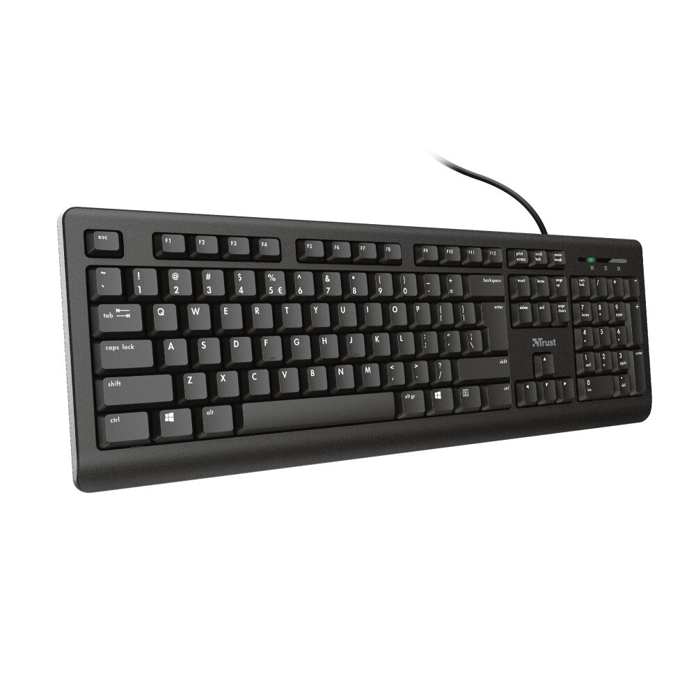 Trust Primo tangentbord Universal USB QWERTY Engelska (USA) Svart