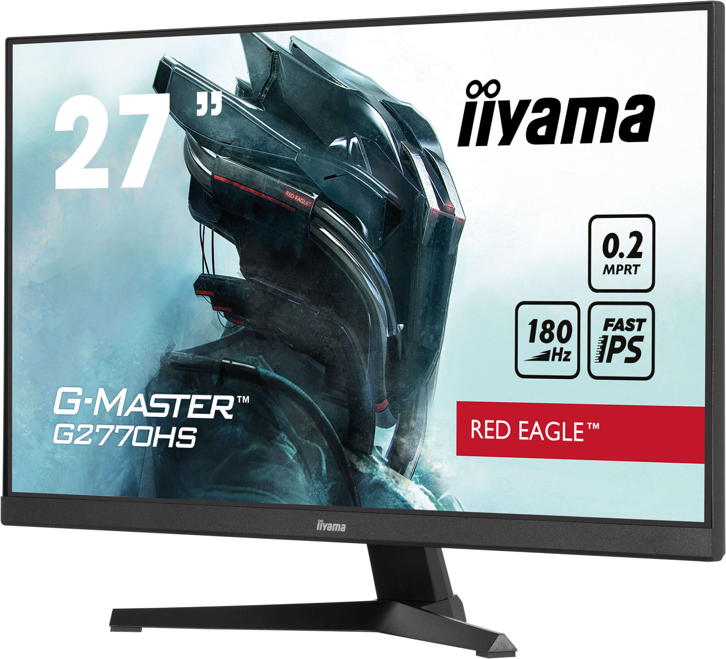 iiyama G-MASTER G2770HS-B1 platta pc-skärmar 68,6 cm (27") 1920 x 1080 pixlar Full HD LCD Svart