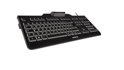 CHERRY KC 1000 SC tangentbord Universal USB QWERTY Engelska (Storbritannien) Svart