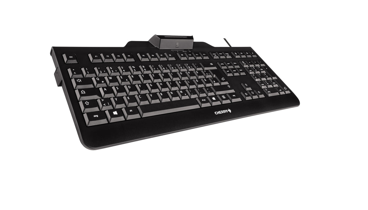 CHERRY KC 1000 SC tangentbord Kontor USB AZERTY Fransk Svart