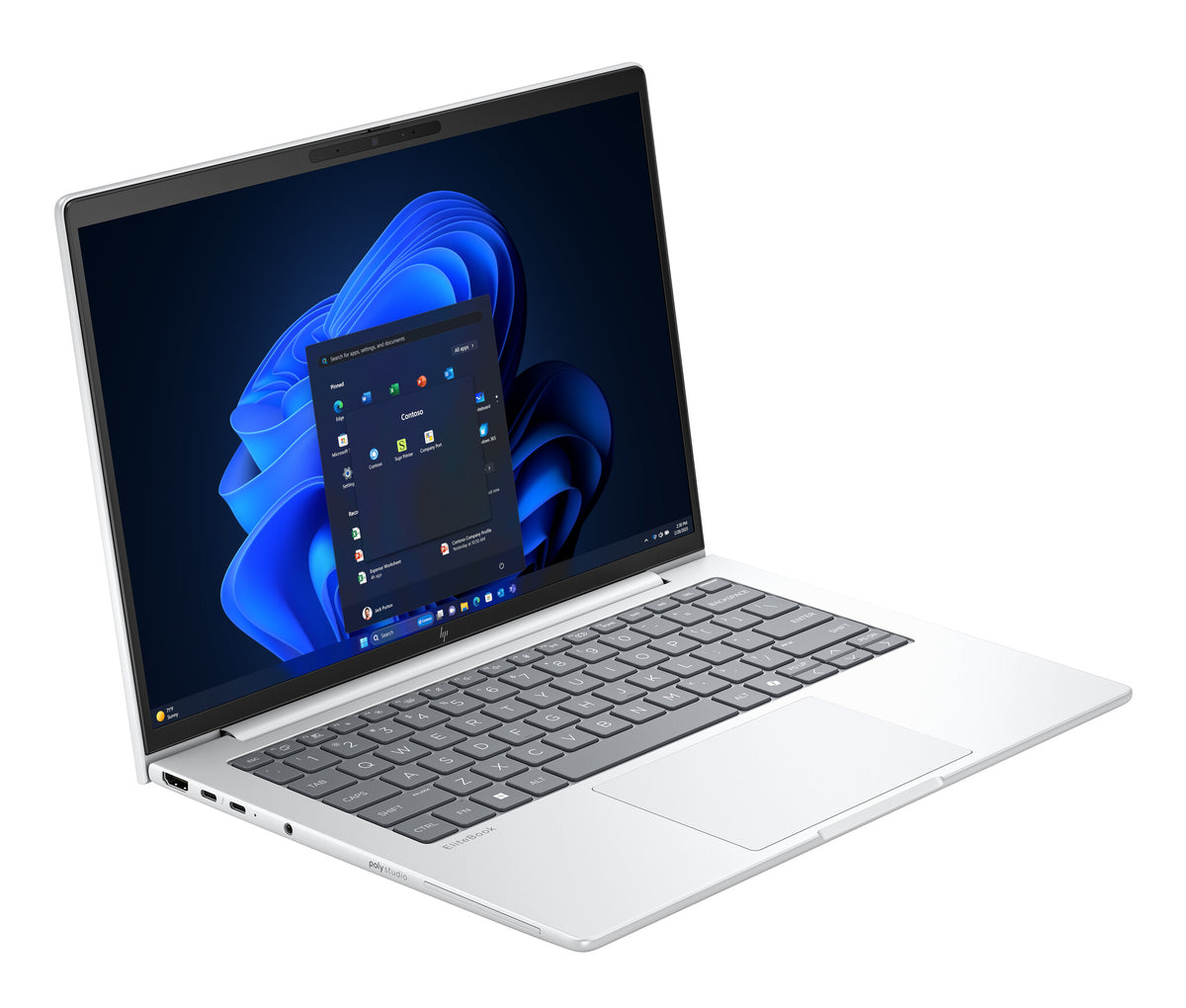 HP EliteBook 8 G1i 14 inch Notebook AI PC Intel Core Ultra 5 225U Bärbar dator 35,6 cm (14") WUXGA 24 GB DDR5-SDRAM 512 GB SSD Wi-Fi 6E (802.11ax) Windows 11 Pro Silver