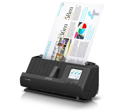 Epson ES-C380W ADF + arkmatad scanner 600 x 600 DPI A4 Svart