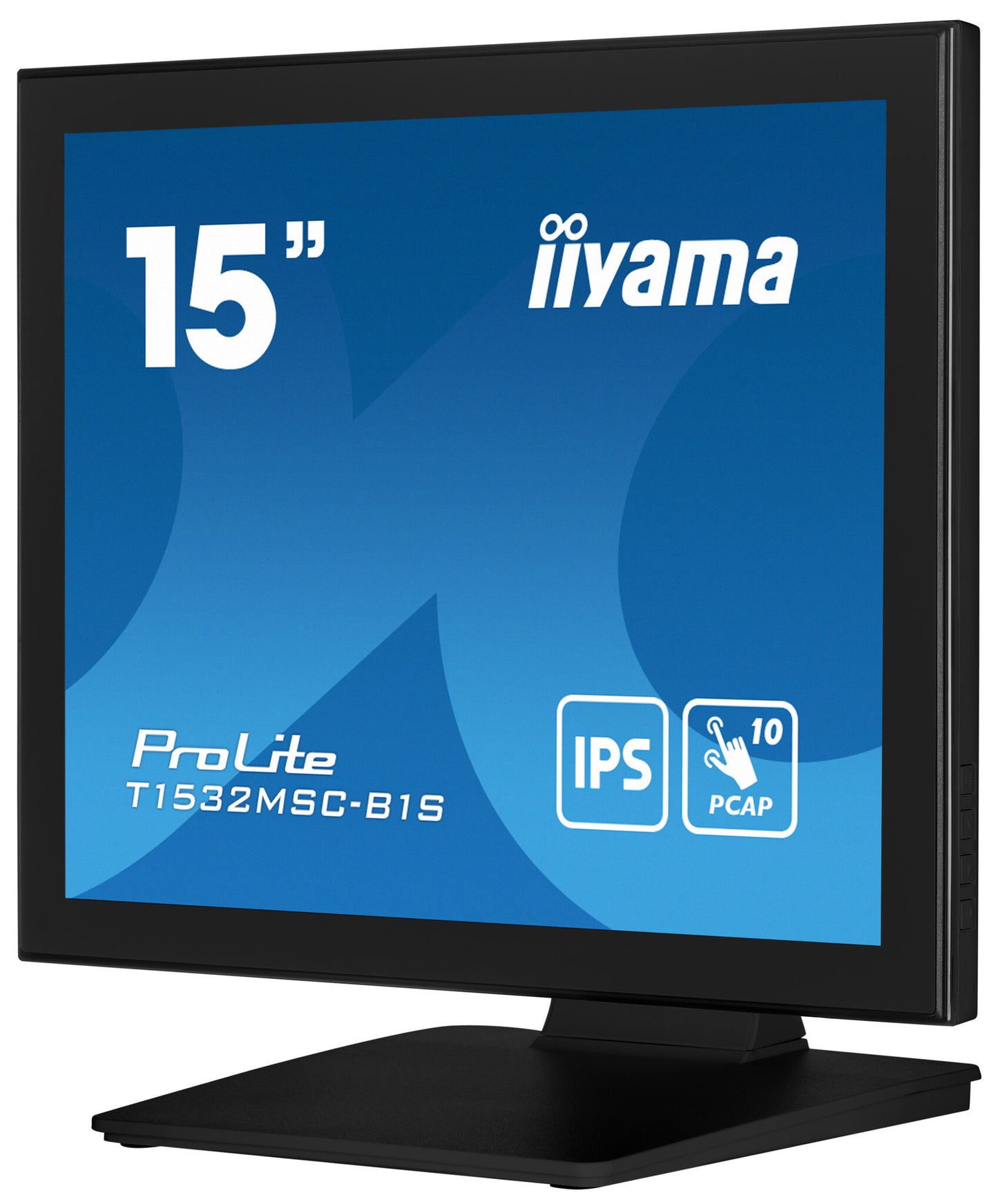 iiyama ProLite T1532MSC-B1S platta pc-skärmar 38,1 cm (15") 1024 x 768 pixlar XGA LCD Pekskärm Svart