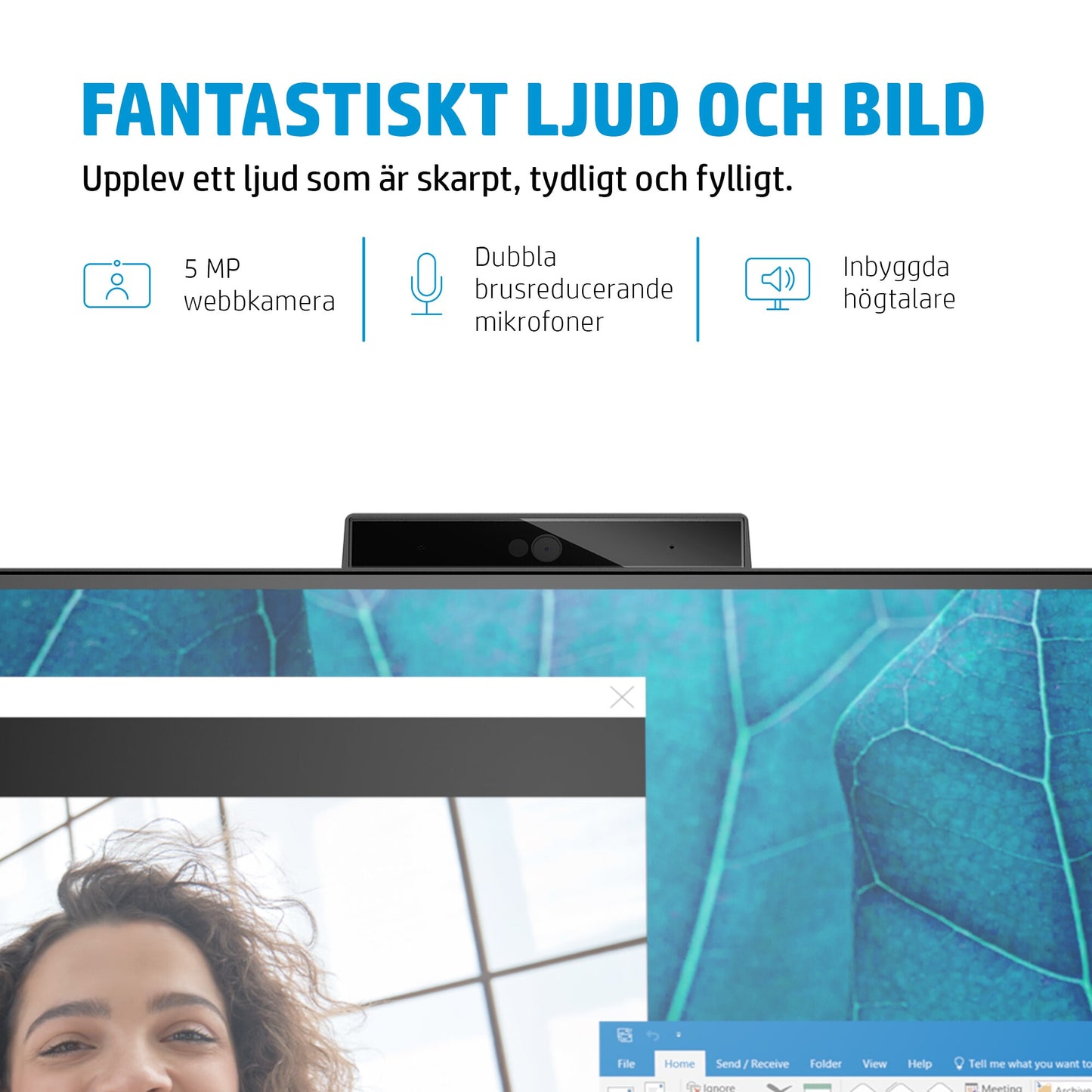 HP M27m konferensskärm