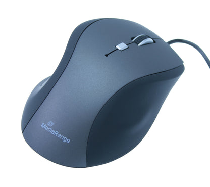 MediaRange MROS202 datormöss Kontor högerhand USB Type-A Optisk 2400 DPI