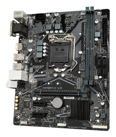 GIGABYTE H410M H V2 moderkort Intel H410 LGA 1200 (Socket H5) micro ATX