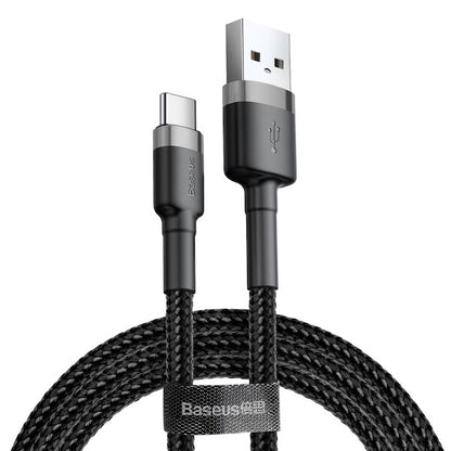 Baseus CATKLF-BG1 mobiltelefonkablar Svart 1 m USB A USB C