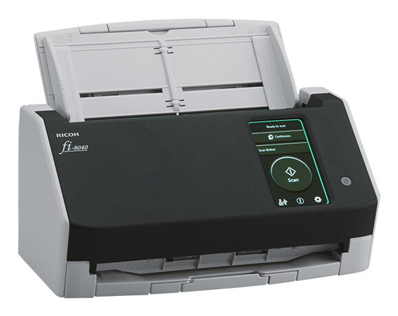Ricoh fi-8040 ADF + scanner med manuell matning 600 x 600 DPI A4 Svart, Grå