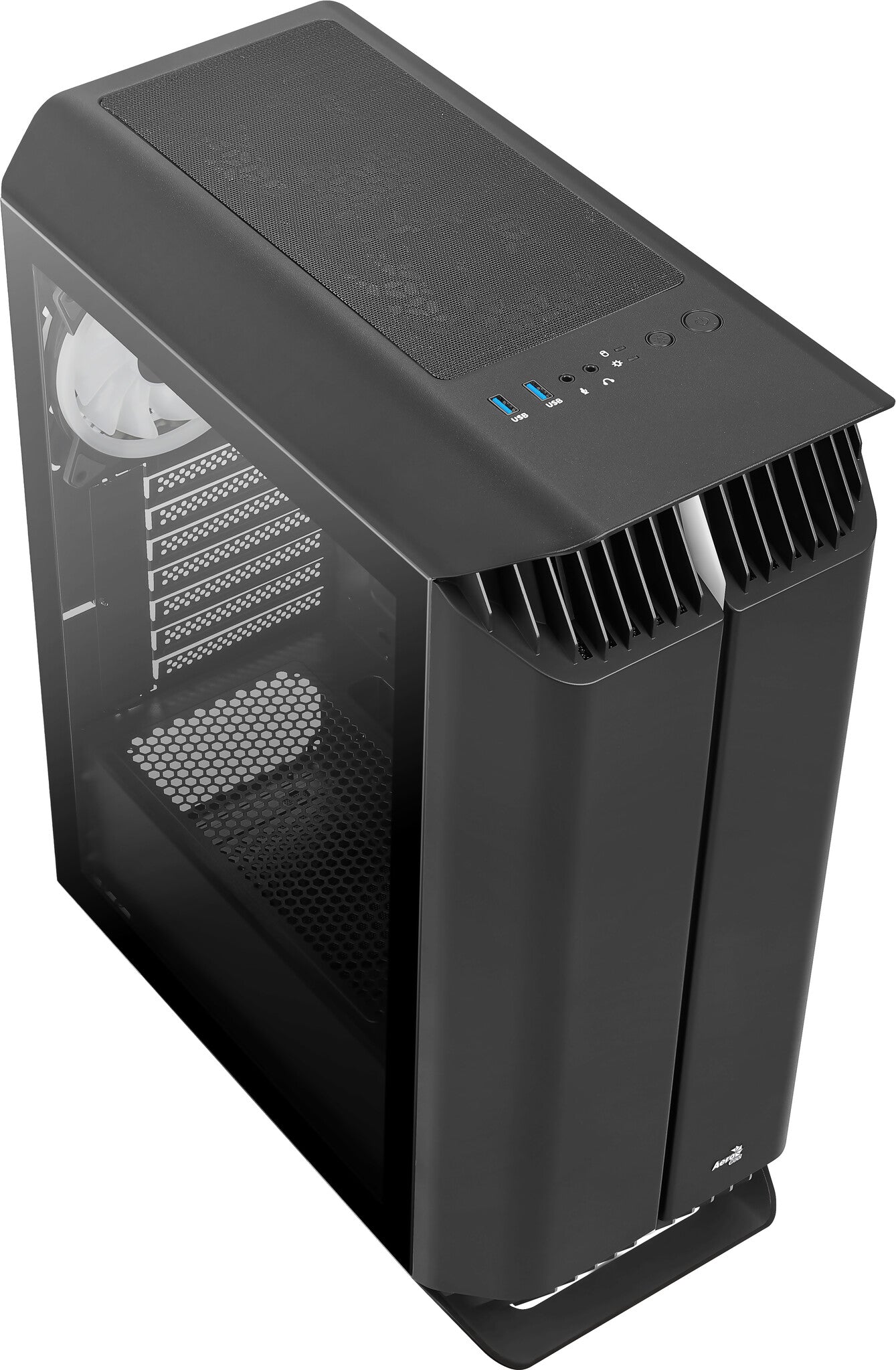 Aerocool Gladiator Duo Midi Tower Svart
