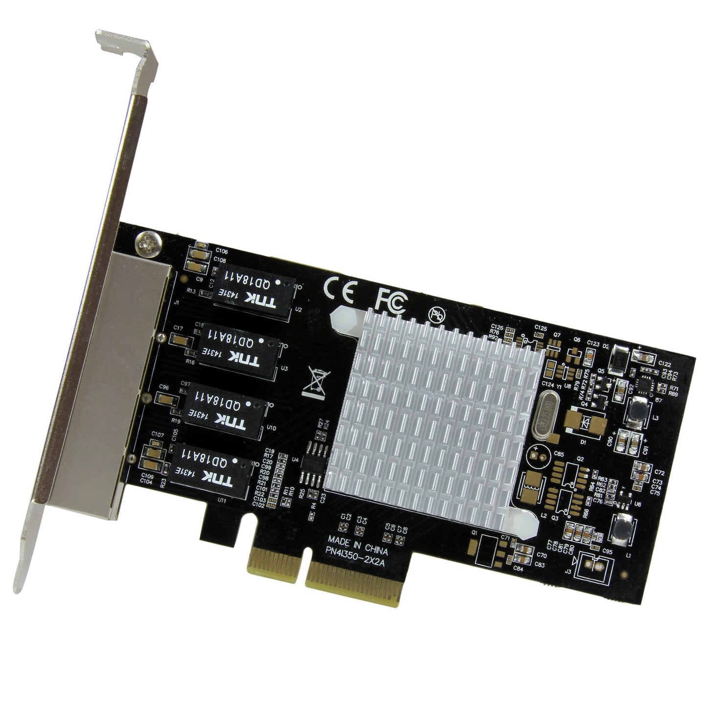 StarTech.com Gigabit Ethernet Nätverkskort med 4 portar - PCI Express, Intel I350 NIC