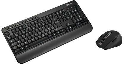 Voxicon 295WL tangentbord Mus inkluderad Kontor RF Trådlös QWERTY Nordic Svart