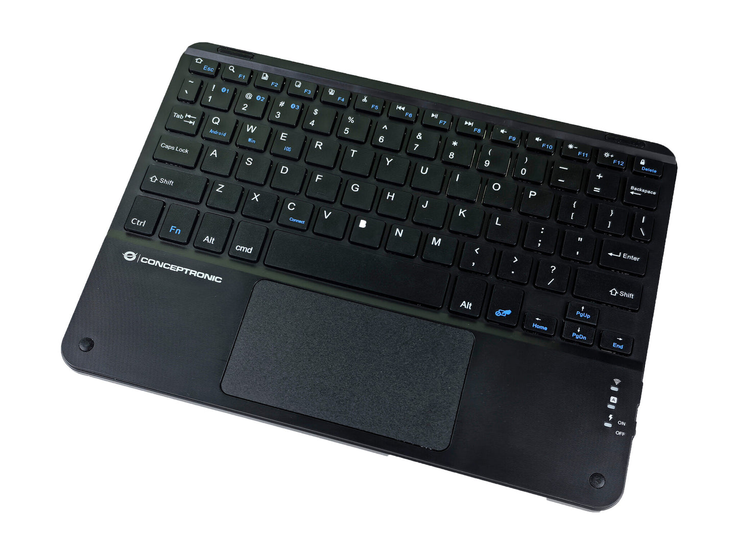 Conceptronic TOBIN01BUS tangentbord Universal Bluetooth QWERTY Engelska (USA) Svart