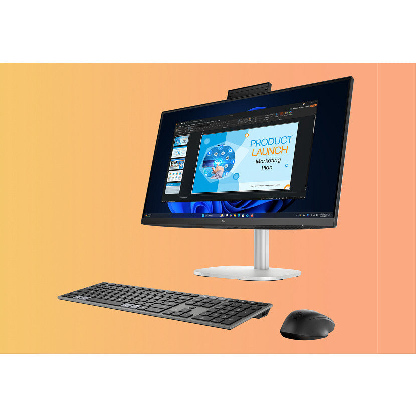 HP EliteStudio 8 AiO G1i U523516GB/512PC Intel Core Ultra 5 235 60,5 cm (23.8") 1920 x 1080 pixlar Allt-i-ett-dator 16 GB DDR5-SDRAM 512 GB SSD Windows 11 Pro Wi-Fi 7 (802.11be) AI PC Silver