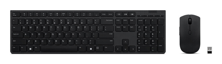 Lenovo 4X31K03975 tangentbord Mus inkluderad Trådlös RF + Bluetooth Nordic Grå