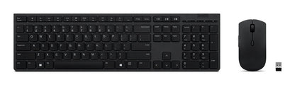Lenovo 4X31K03975 tangentbord Mus inkluderad Trådlös RF + Bluetooth Nordic Grå