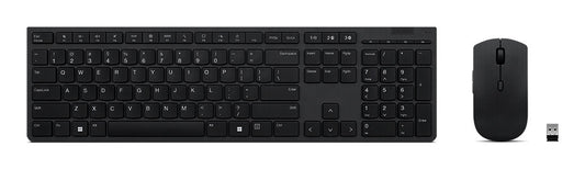 Lenovo 4X31K03975 tangentbord Mus inkluderad Trådlös RF + Bluetooth Nordic Grå
