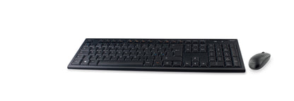 Deltaco Trådlöst tangentbord och mus, USB, 10m, nordisk, svart