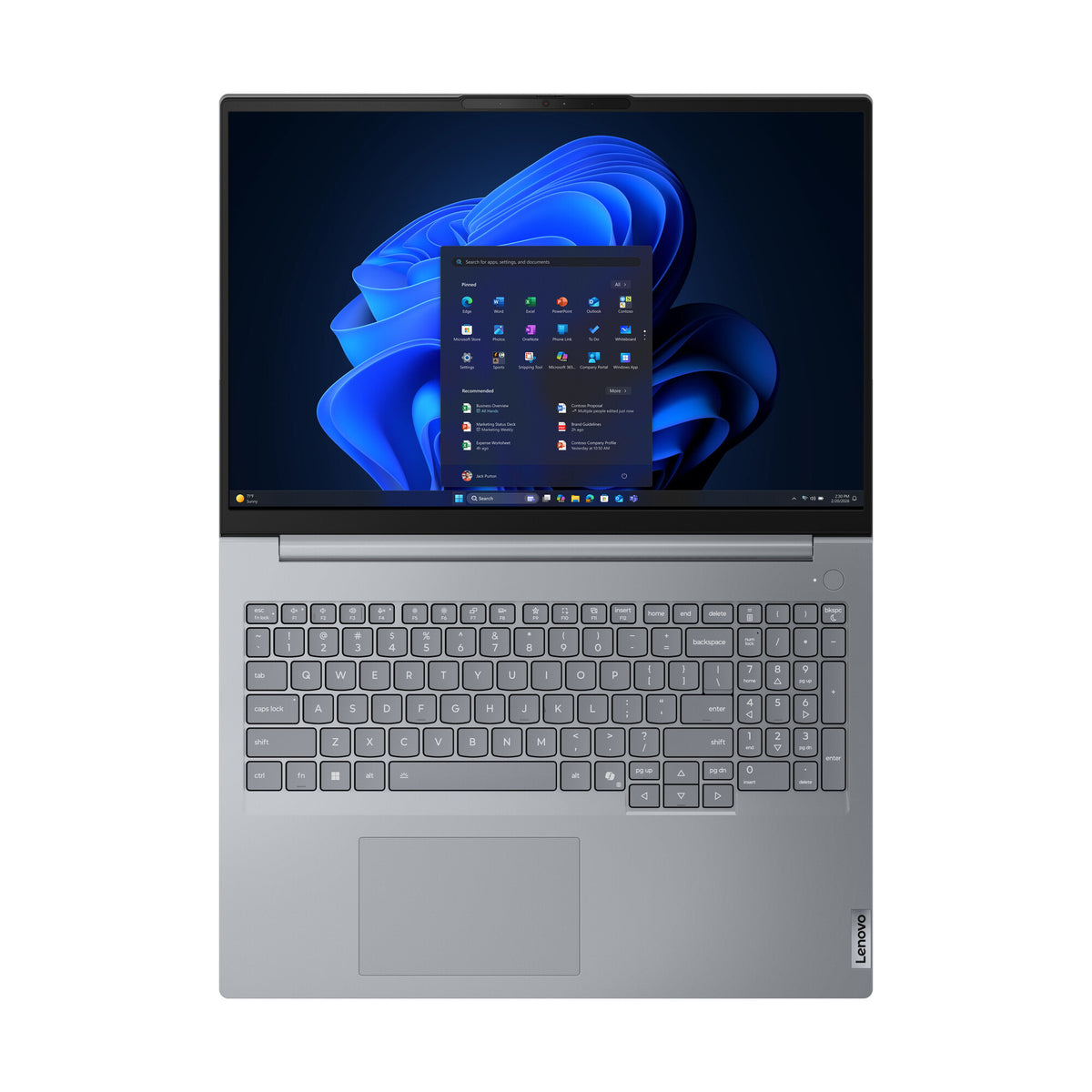 Lenovo ThinkBook 16 G9 AHP AMD Ryzen™ 5 220 Bärbar dator 40,6 cm (16") WUXGA 16 GB DDR5-SDRAM 512 GB SSD Wi-Fi 7 (802.11be) Windows 11 Pro tyska Grå
