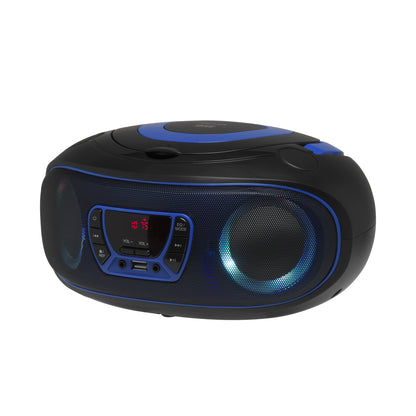 Denver TCL-212BT BLUE Bärbar CD-spelare Svart, Blå