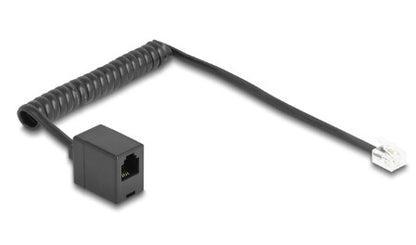 DeLOCK 90230 telefonkablar 1 m Svart