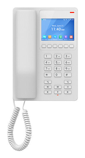 Grandstream Networks GHP630 IP-telefoner Vit 2 linjer LCD Wi-Fi