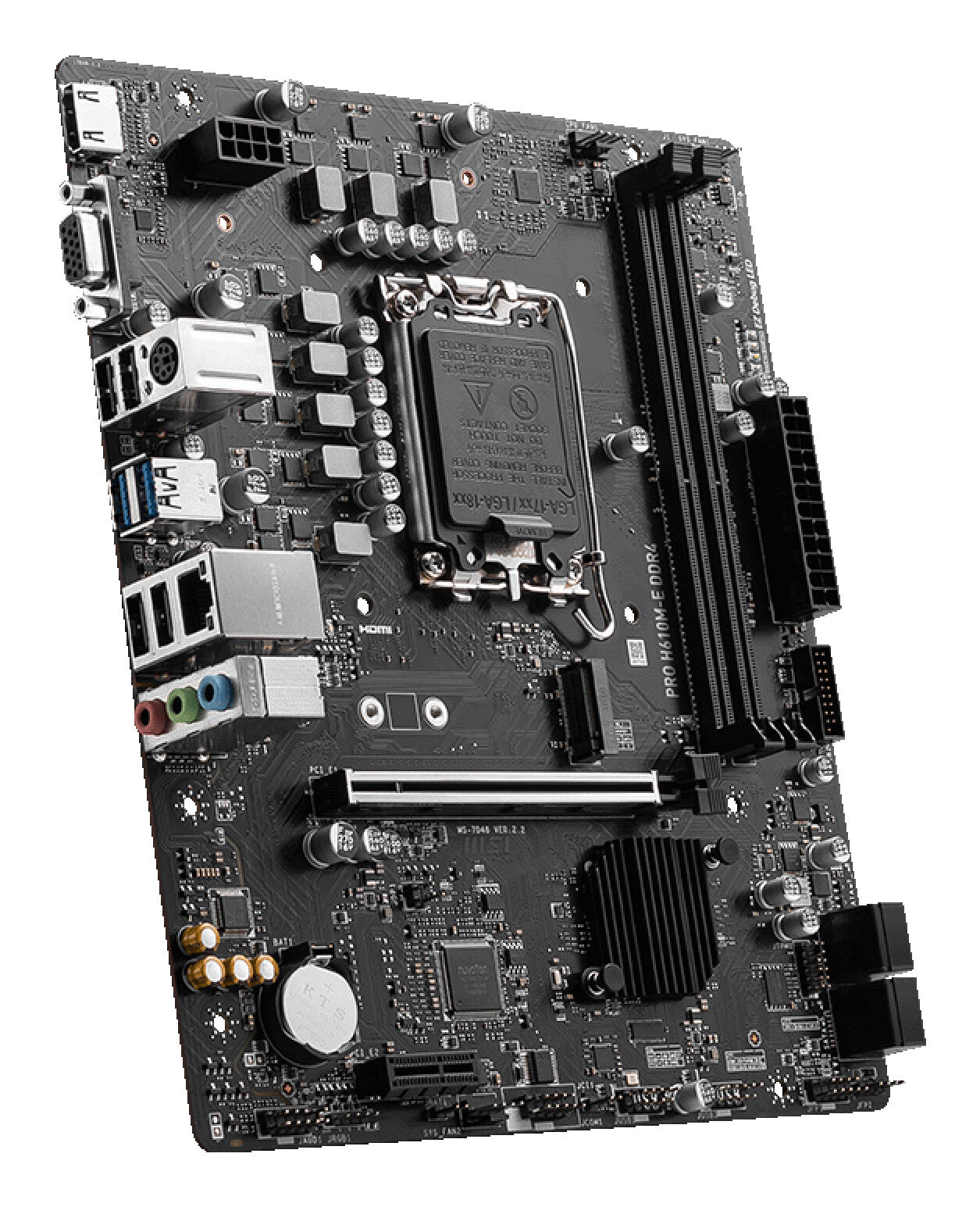 MSI PRO H610M-E DDR4 moderkort Intel H610 LGA 1700 micro ATX