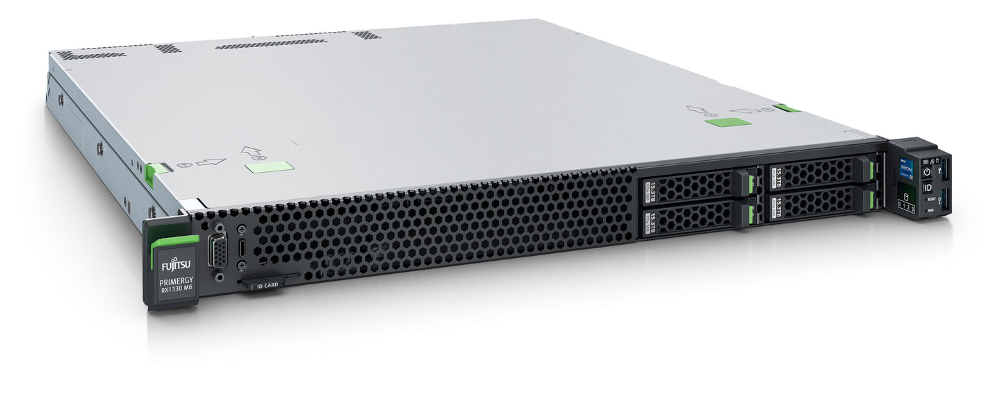 Fujitsu PRIMERGY RX1330 M6 servrar Rack (1U) Intel Xeon E E-2436 2,9 GHz 32 GB DDR5-SDRAM 500 W