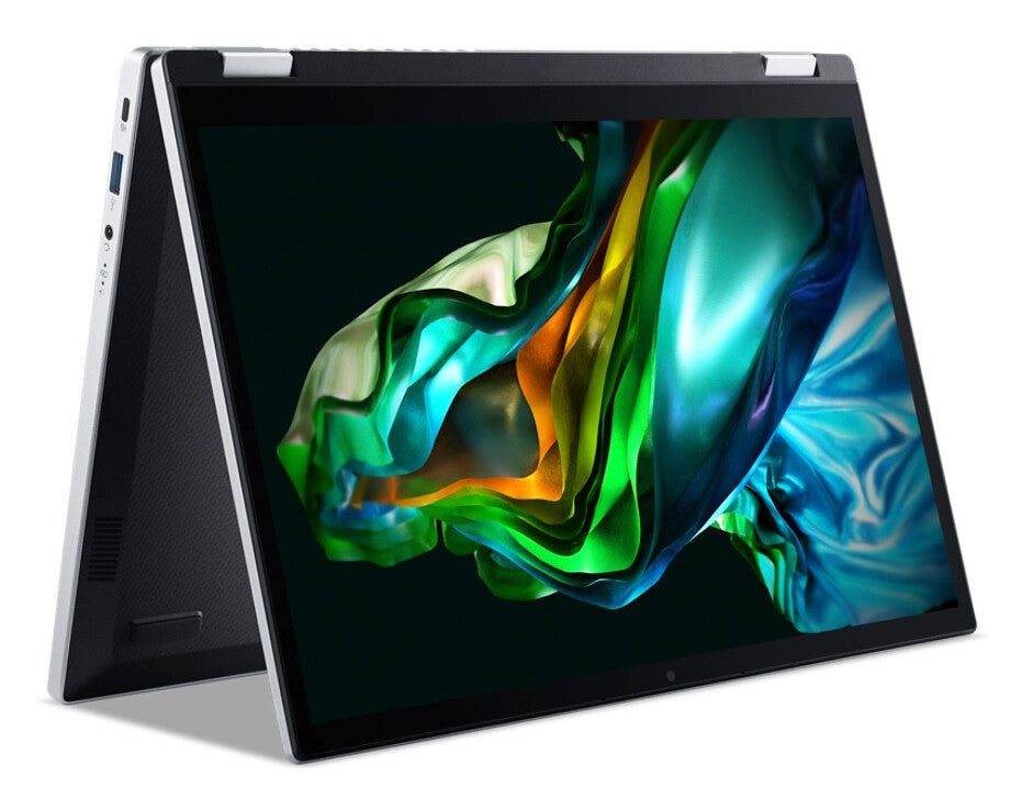Acer Aspire 3 A3SP14-31PT-C326 N100 Hybrid (2-i-1) 35,6 cm (14") Pekskärm WUXGA 4 GB LPDDR5-SDRAM 128 GB SSD Wi-Fi 6 (802.11ax) Windows 11 Home in S mode Silver