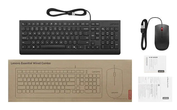Lenovo 4X31R64409 tangentbord Mus inkluderad Universal USB Dansk Svart