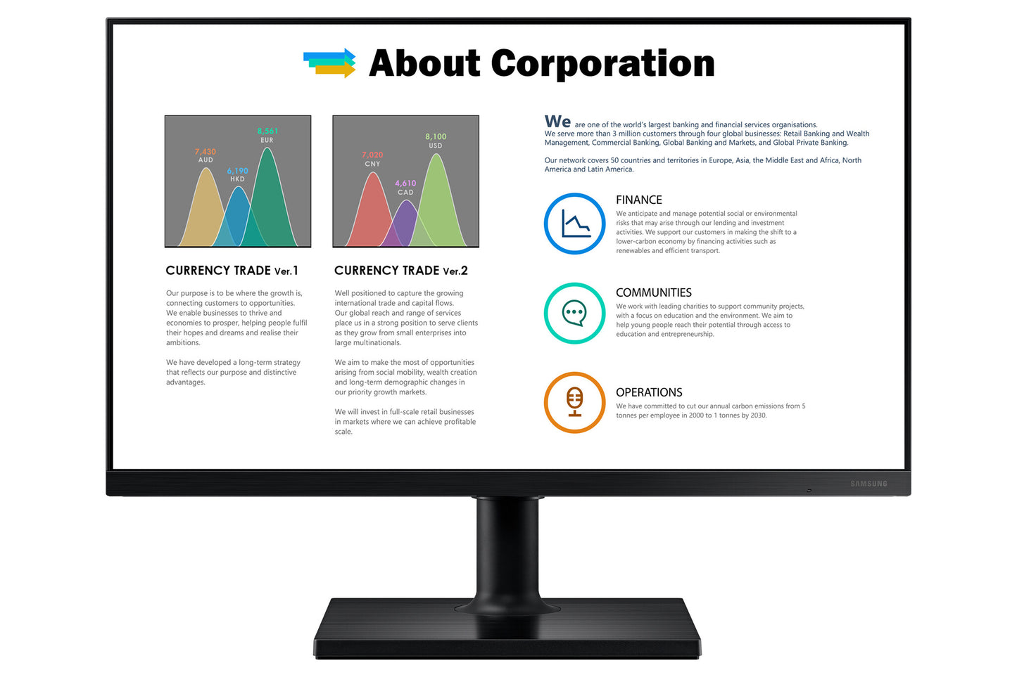 Samsung T45F platta pc-skärmar 61 cm (24") 1920 x 1080 pixlar Full HD LED Svart